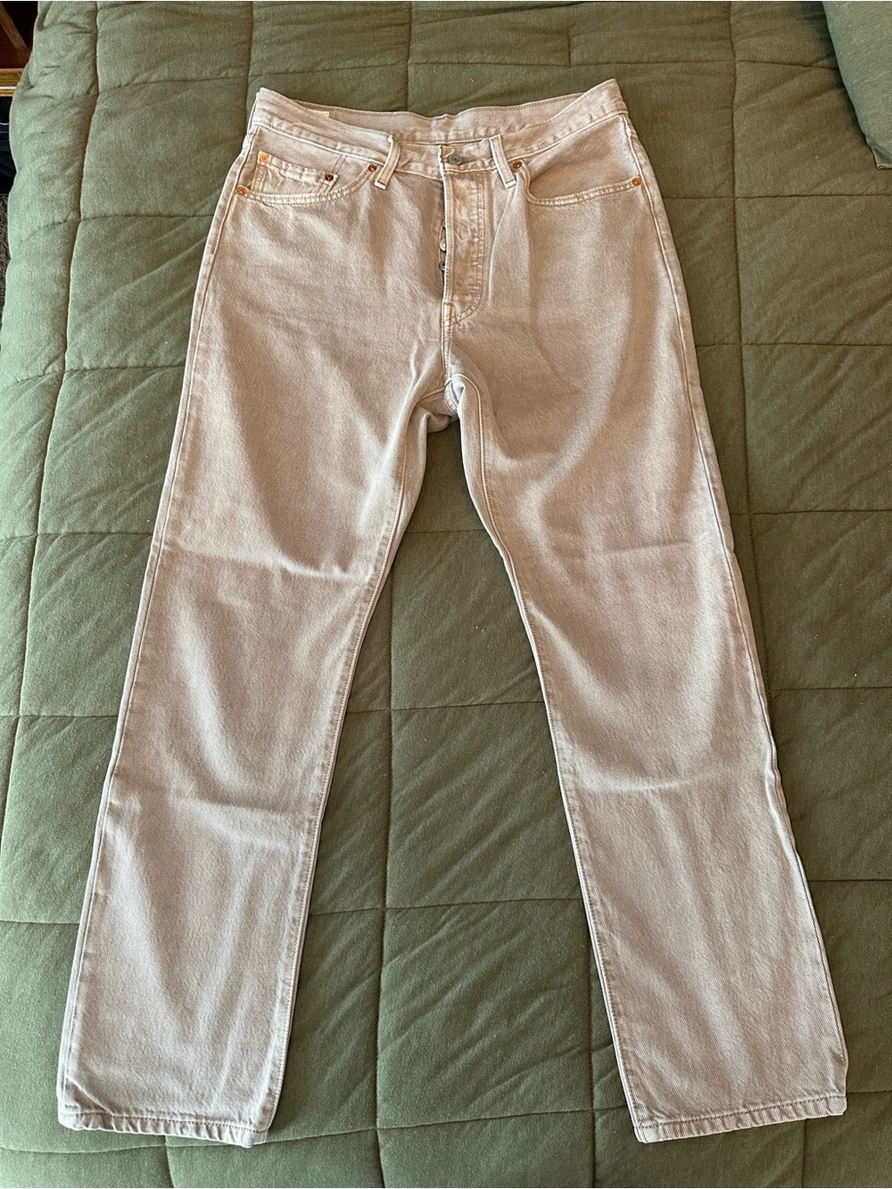 Levi’s 501 Tan Coloured Jeans NWOT